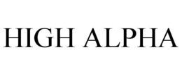HIGH ALPHA trademark