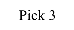PICK 3 trademark