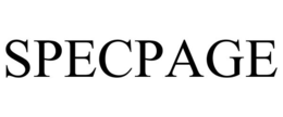 SPECPAGE trademark
