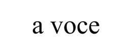 A VOCE trademark