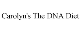 CAROLYN'S THE DNA DIET trademark