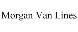 MORGAN VAN LINES trademark