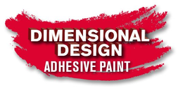 DIMENSIONAL DESIGN ADHESIVE PAINT trademark