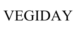 VEGIDAY trademark