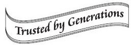 TRUSTED BY GENERATIONS trademark