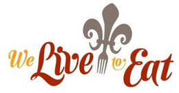 WE LIVE TO EAT trademark