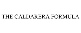 THE CALDARERA FORMULA trademark