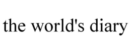 THE WORLD'S DIARY trademark