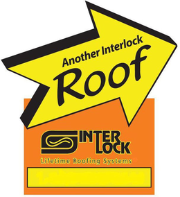 ANOTHER INTERLOCK ROOF INTER LOCK LIFETIME ROOFING SYSTEMS trademark