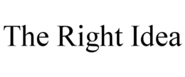 THE RIGHT IDEA trademark