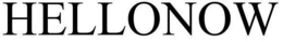 HELLONOW trademark