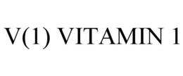 V(1) VITAMIN 1 trademark