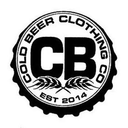 CB COLD BEER CLOTHING CO EST 2014 trademark
