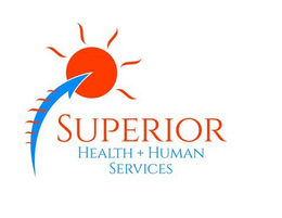 SUPERIOR  HEALTH + HUMAN SERVICES trademark