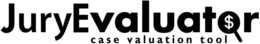 JURYEVALUATOR CASE VALUATION TOOL trademark