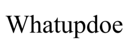 WHATUPDOE trademark