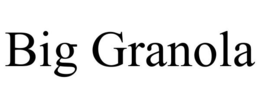 BIG GRANOLA trademark