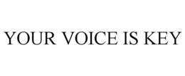 YOUR VOICE IS KEY trademark