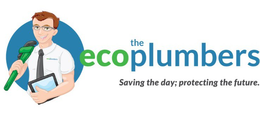 THE ECOPLUMBERS SAVING THE DAY; PROTECTING THE FUTURE. trademark