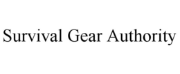 SURVIVAL GEAR AUTHORITY trademark
