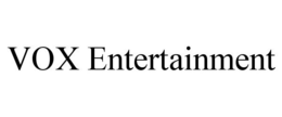 VOX ENTERTAINMENT trademark