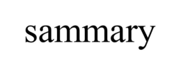 SAMMARY trademark