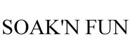 SOAK'N FUN trademark