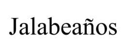JALABEAÑOS trademark