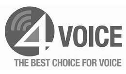4VOICE THE BEST CHOICE FOR VOICE trademark