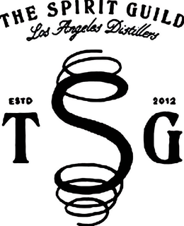 THE SPIRIT GUILD LOS ANGELES DISTILLERS TSG ESTD 2012 trademark