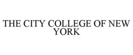 THE CITY COLLEGE OF NEW YORK trademark