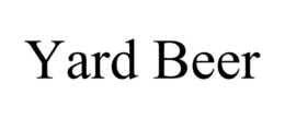 YARD BEER trademark