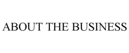 ABOUT THE BUSINESS trademark