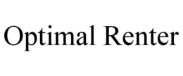 OPTIMAL RENTER trademark