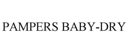 PAMPERS BABY-DRY trademark