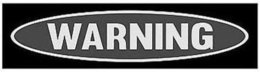 WARNING trademark