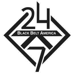 24 7 BLACK BELT AMERICA trademark