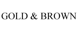 GOLD & BROWN trademark
