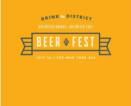 DRINK THE DISTRICT UNLIMITED DRINKS, UNLIMITED FUN! BEER FEST trademark