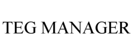 TEG MANAGER trademark