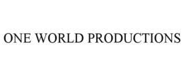 ONE WORLD PRODUCTIONS trademark
