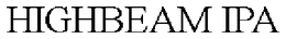 HIGHBEAM IPA trademark