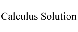 CALCULUS SOLUTION trademark