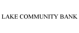 LAKE COMMUNITY BANK trademark