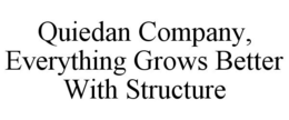 QUIEDAN COMPANY, EVERYTHING GROWS BETTER WITH STRUCTURE trademark