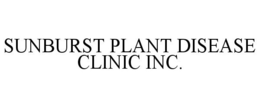 SUNBURST PLANT DISEASE CLINIC INC. trademark