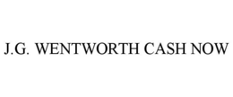 J.G. WENTWORTH CASH NOW trademark