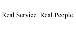 REAL SERVICE. REAL PEOPLE. trademark