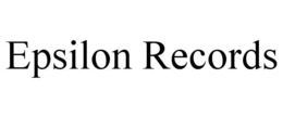 EPSILON RECORDS trademark