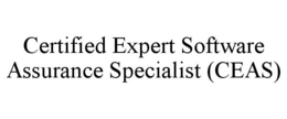 CERTIFIED EXPERT SOFTWARE ASSURANCE SPECIALIST (CEAS) trademark